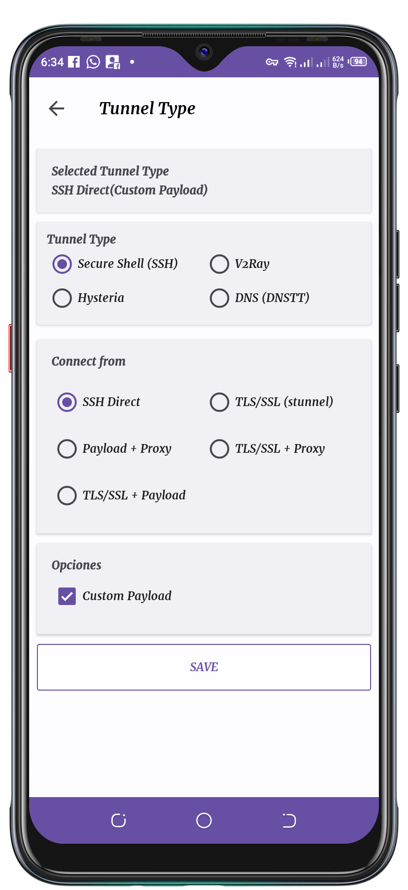 IWACU VPN Screenshot 2
