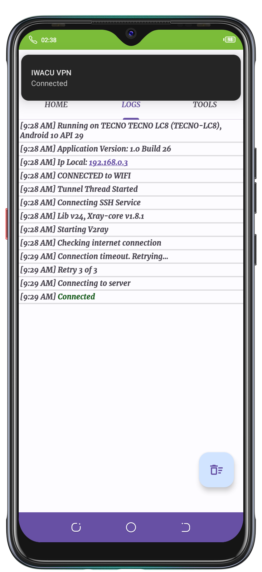 IWACU VPN Screenshot 3